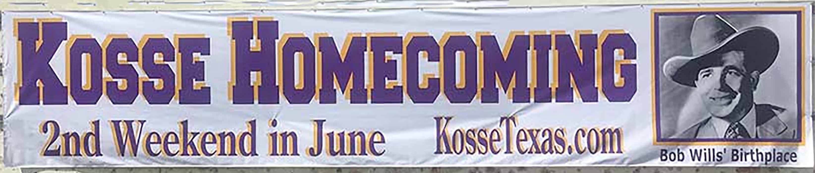 2023 Kosse Homecoming Weekend