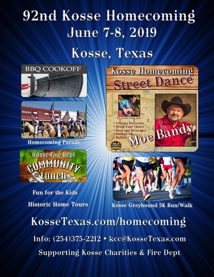 Kosse Weekend and Other Events to Kosse, Texas